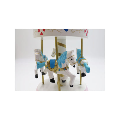 Caixa de Música Carrossel Cavalos Musicboxworld