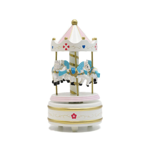 Caixa de Música Carrossel Cavalos Musicboxworld