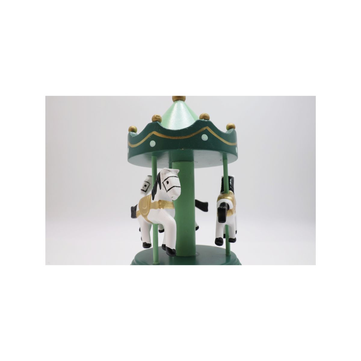 Caixa de Música Carrossel Cavalos Musicboxworld