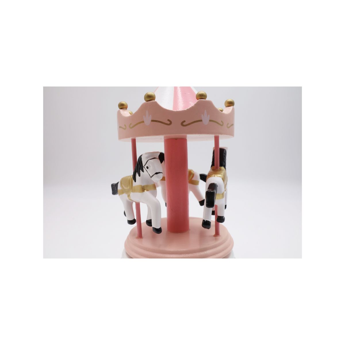 Caixa de Música Carrossel Cavalos Musicboxworld