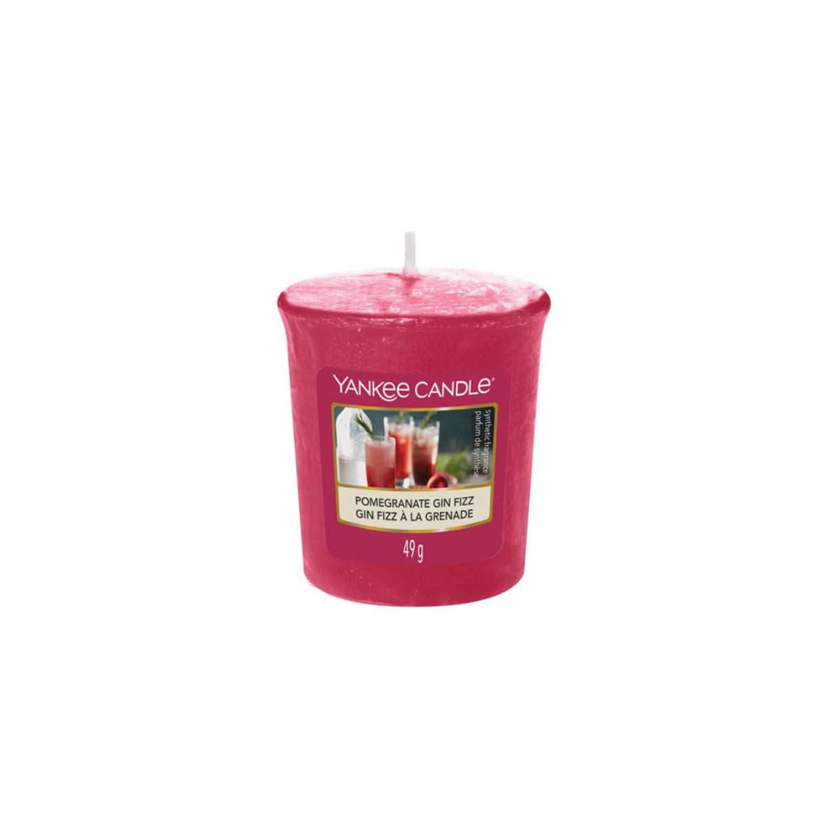 Vela Votive Pomegrante Gin Fizz Yankee Candle