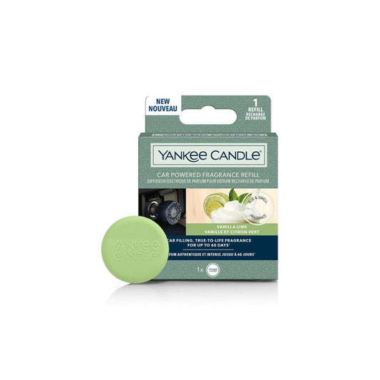 Recarga Ambientador Carro Powered Vanilla Lime Yankee Candle