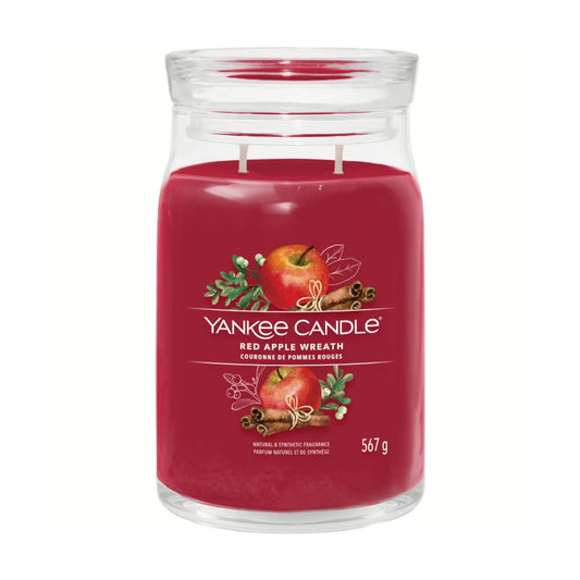 Vela Red Apple Wreath Yankee Candle