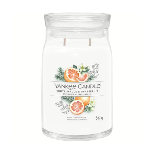 Vela White Spruce & Grapefruit Yankee Candle