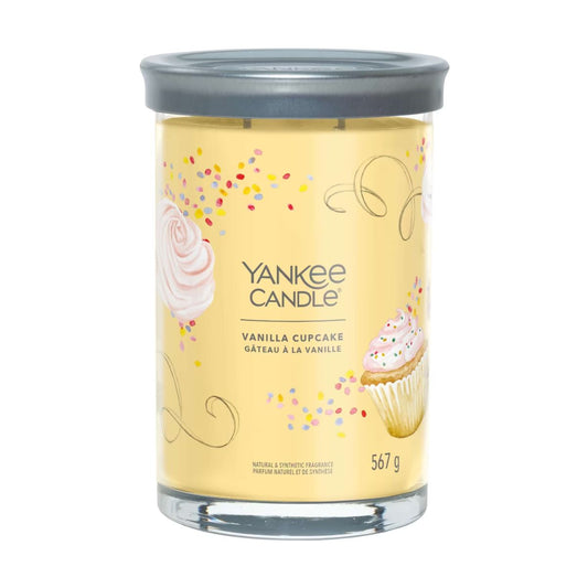 Vela Tumbler Vanilla Cupcake Yankee Candle