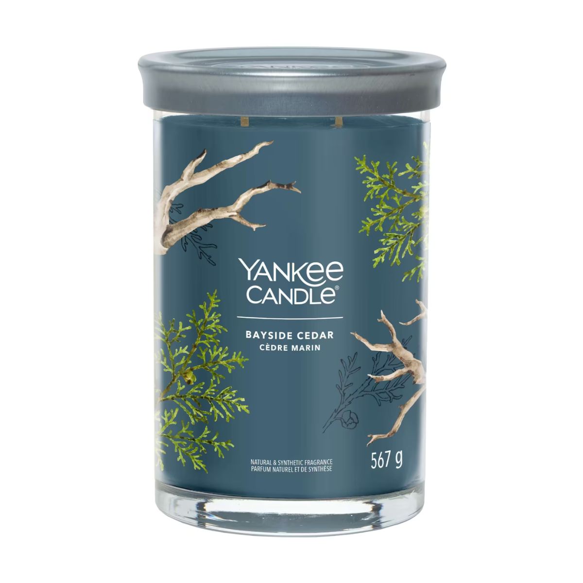 Vela Tumbler Bayside Cedar Yankee Candle