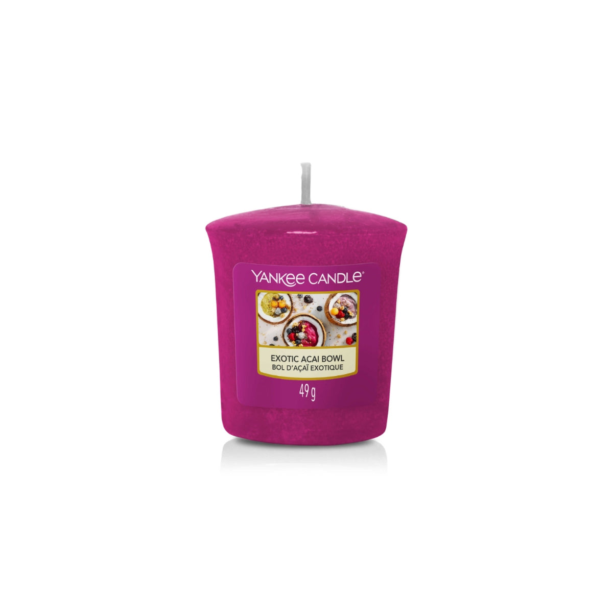 Vela Votive Exotic Acai Bowl Yankee Candle