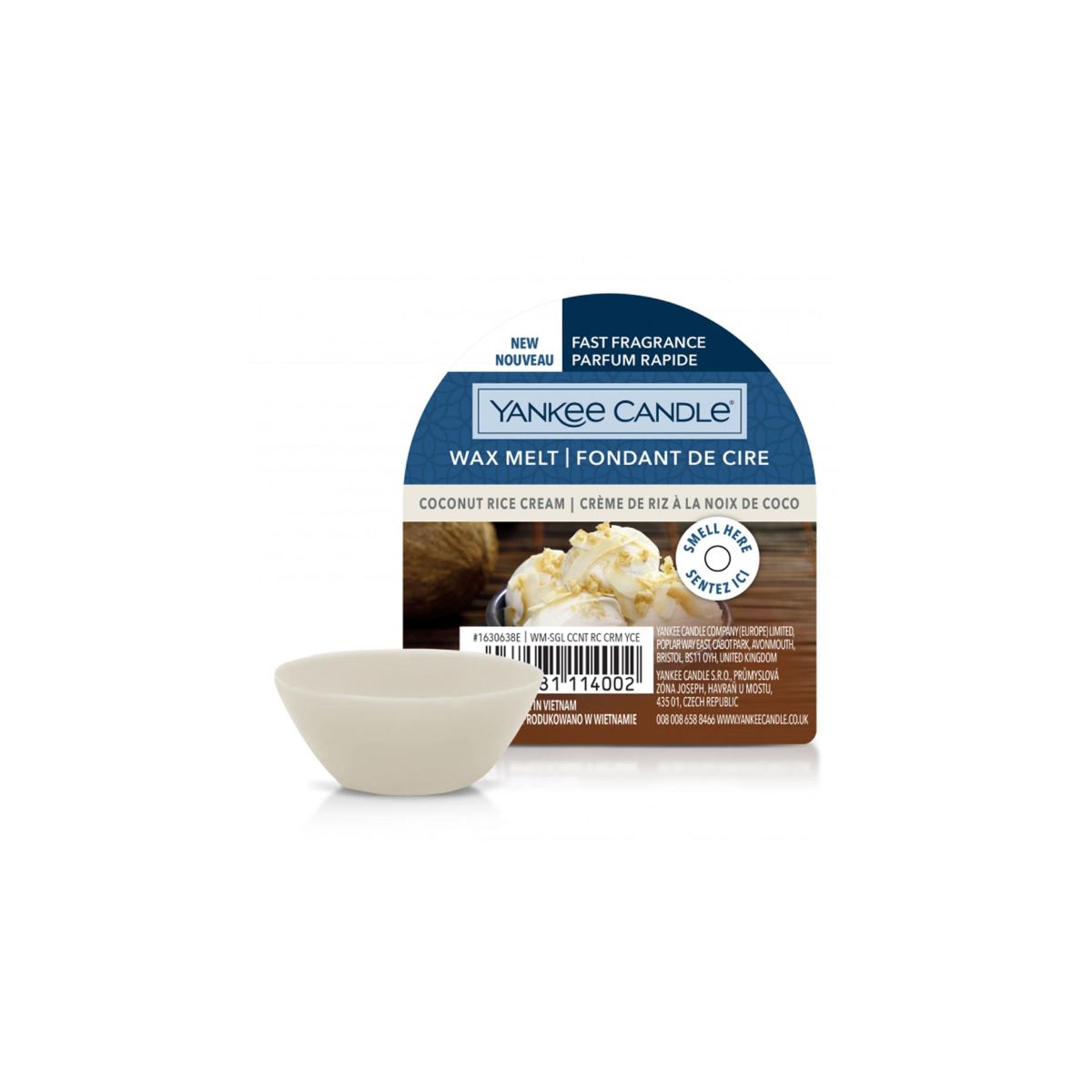 Wax Melt Coconut Rice Cream Yankee Candle