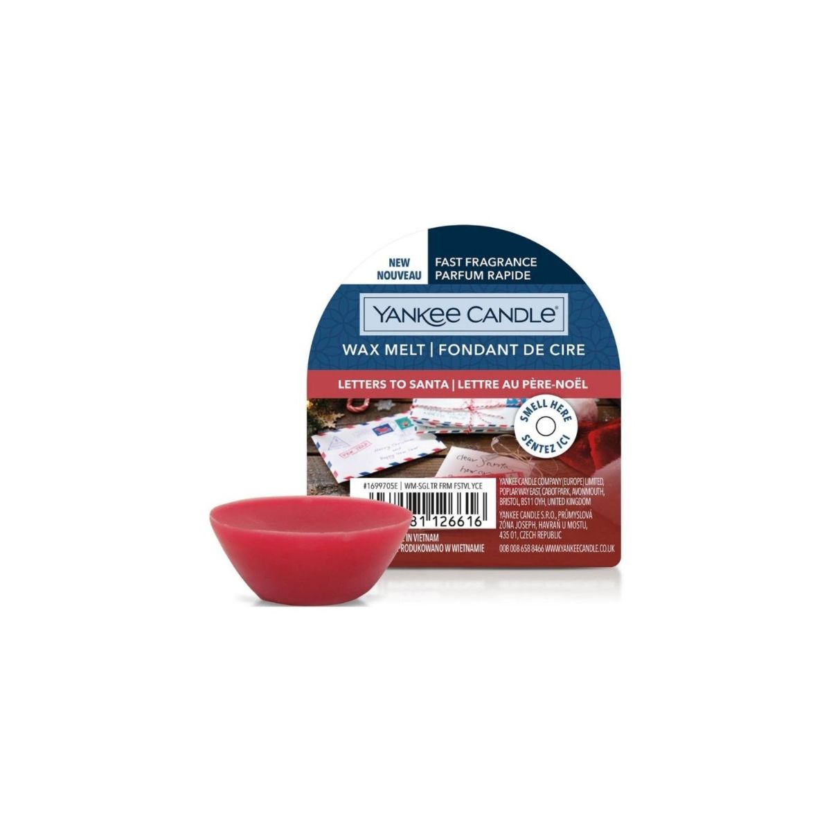 Wax Melt Letters to Santa Yankee Candle