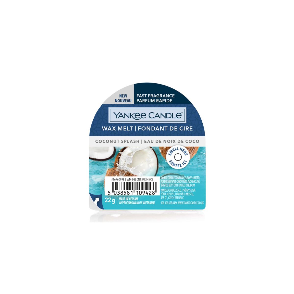 Wax Melt Coconut Splash Yankee Candle