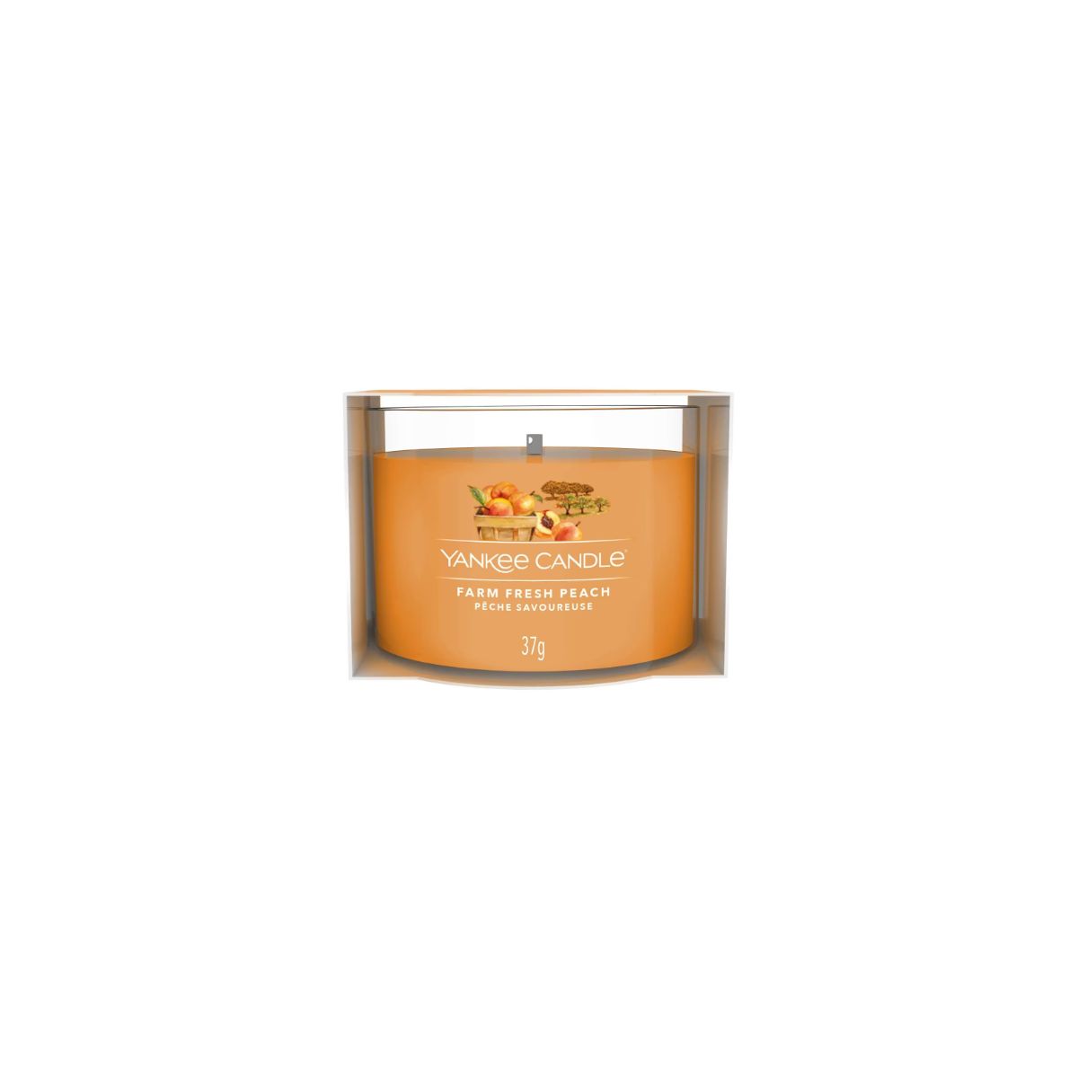 Vela Votive Copo Farm Fresh Peach Yankee Candle