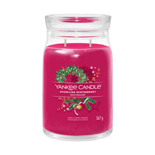 Vela Sparkling Winterberry Yankee Candle