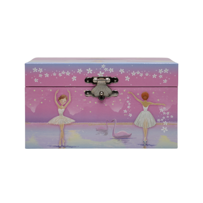 Music Box Chest Little Red Riding Hood and the 3 Little Pigs Trousselier