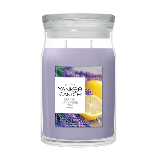 Vela Lemon Lavender Yankee Candle