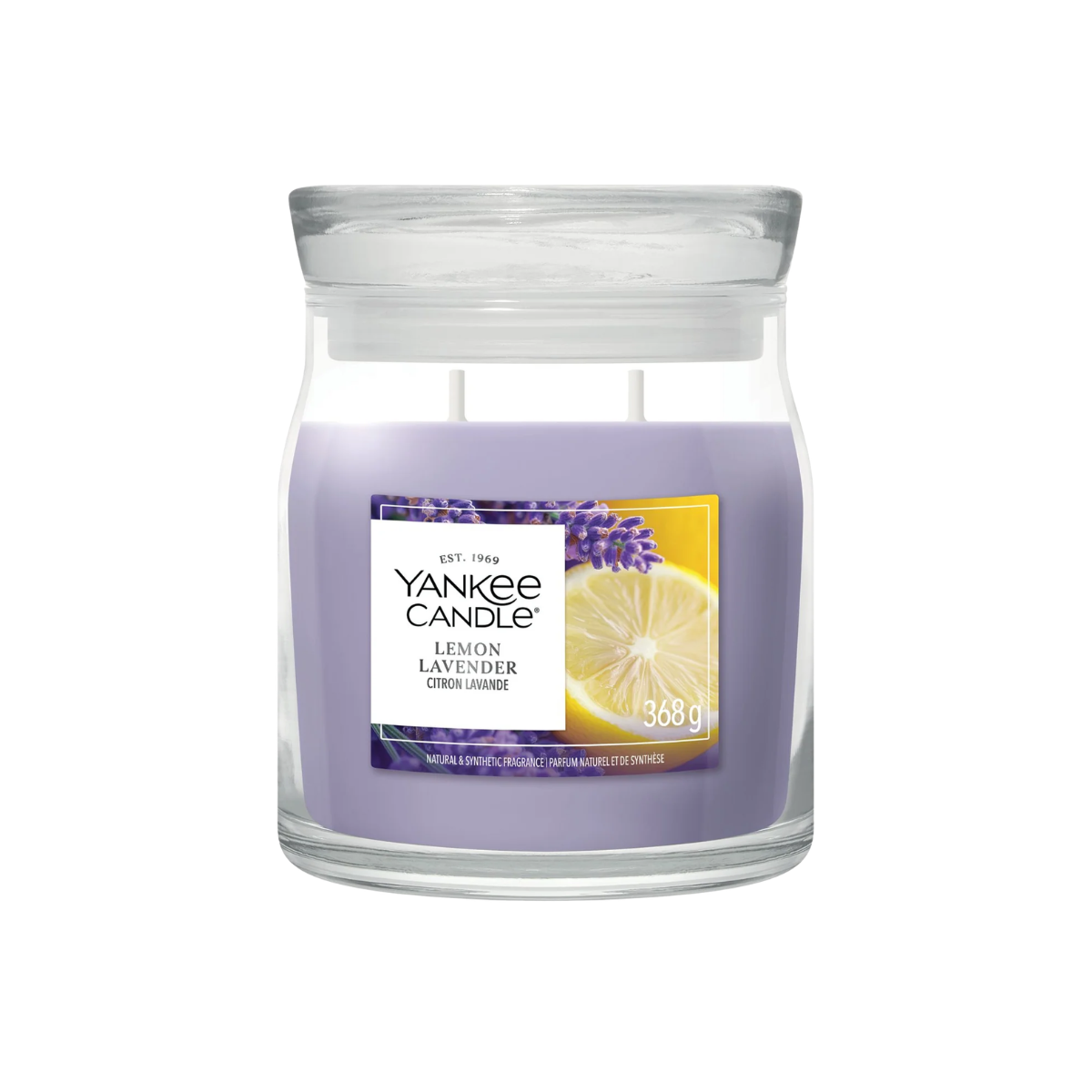 Vela Lemon Lavender Yankee Candle