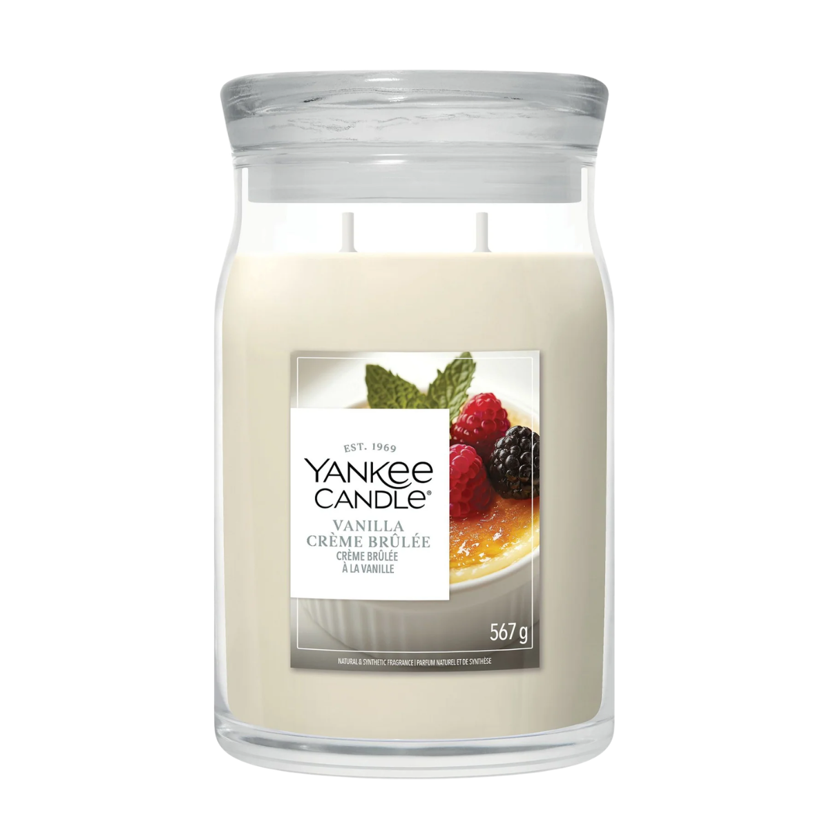 Vela Vanilla Crème Brûlée Yankee Candle