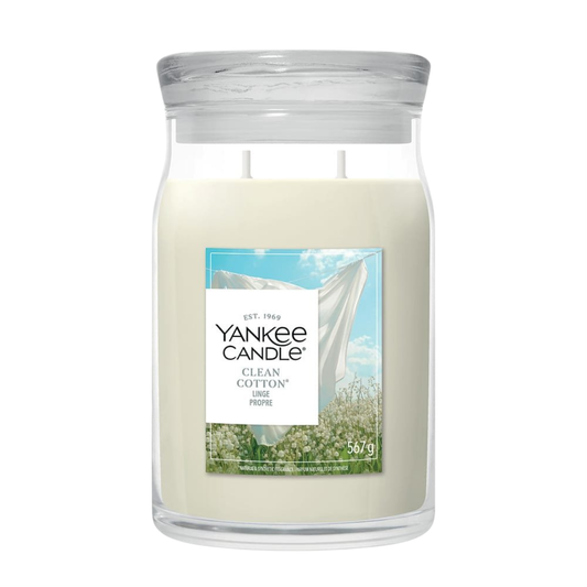Vela Clean Cotton Yankee Candle