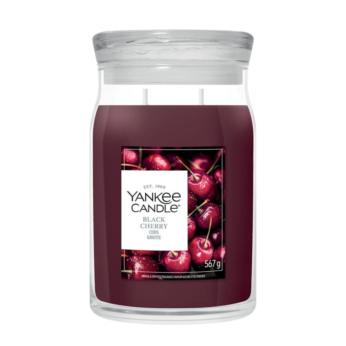 Vela Black Cherry Yankee Candle