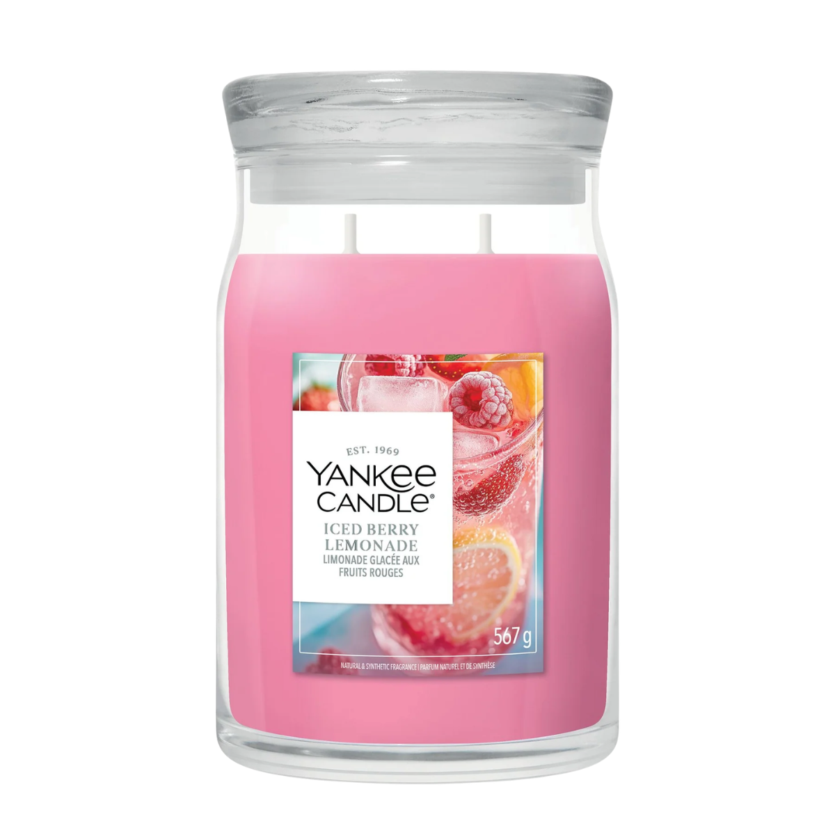 Vela Iced Berry Lemonade Yankee Candle