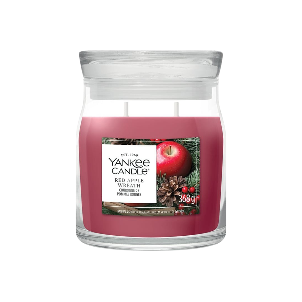 Vela Red Apple Wreath Yankee Candle