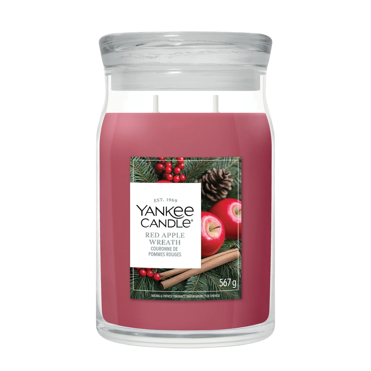 Vela Red Apple Wreath Yankee Candle