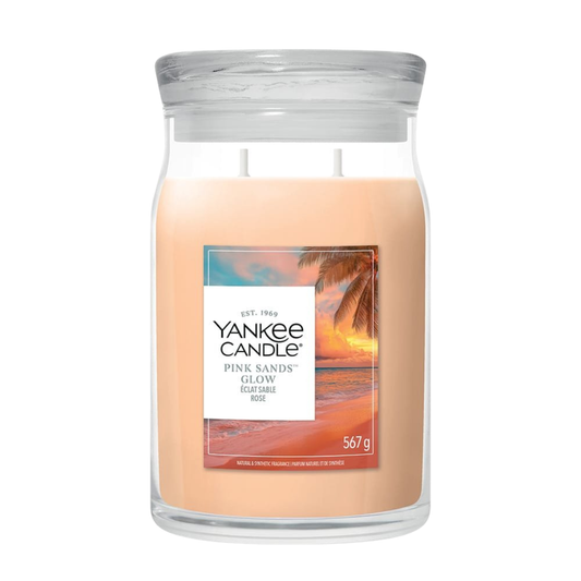 Vela Pink Sands Glow Yankee Candle