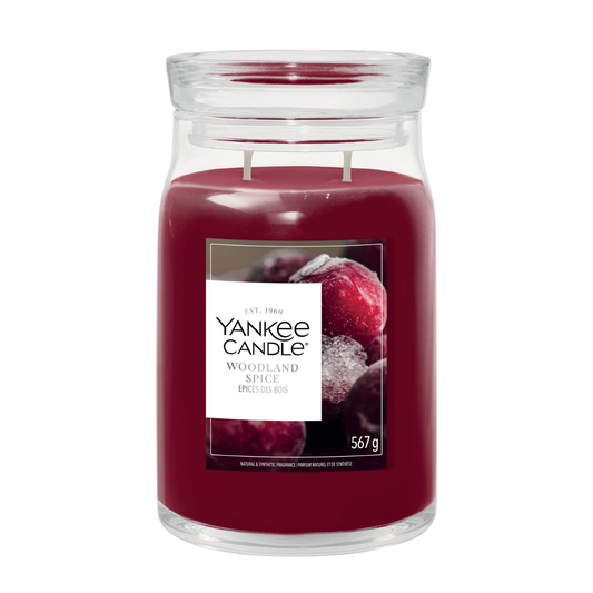 Vela Woodland Spice Yankee Candle