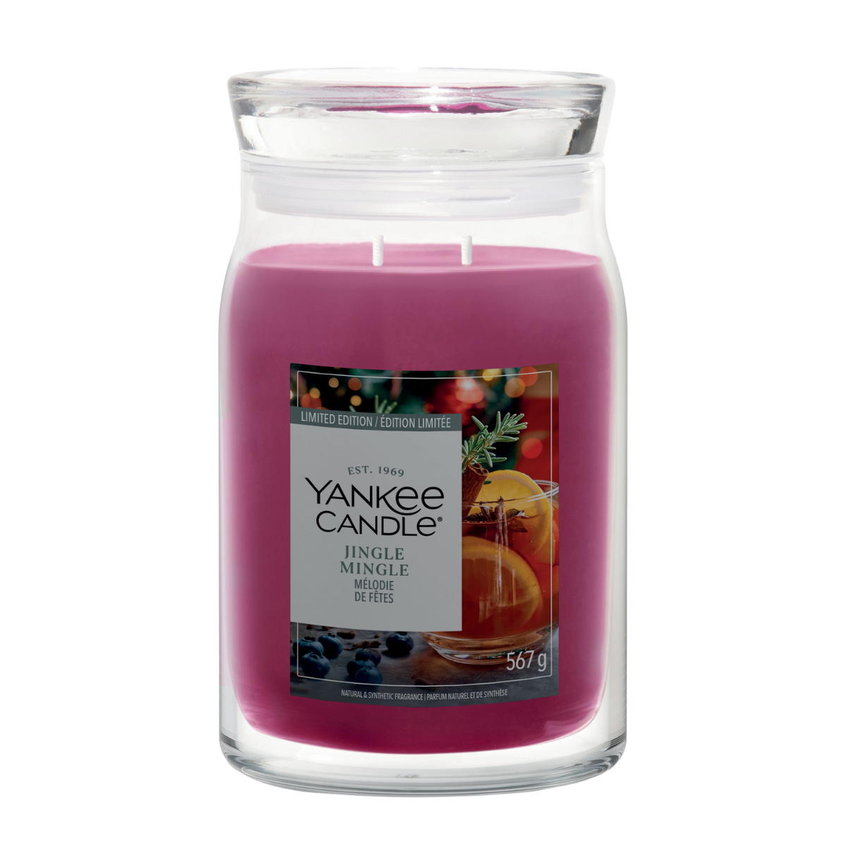 Vela Jingle Mingle Yankee Candle