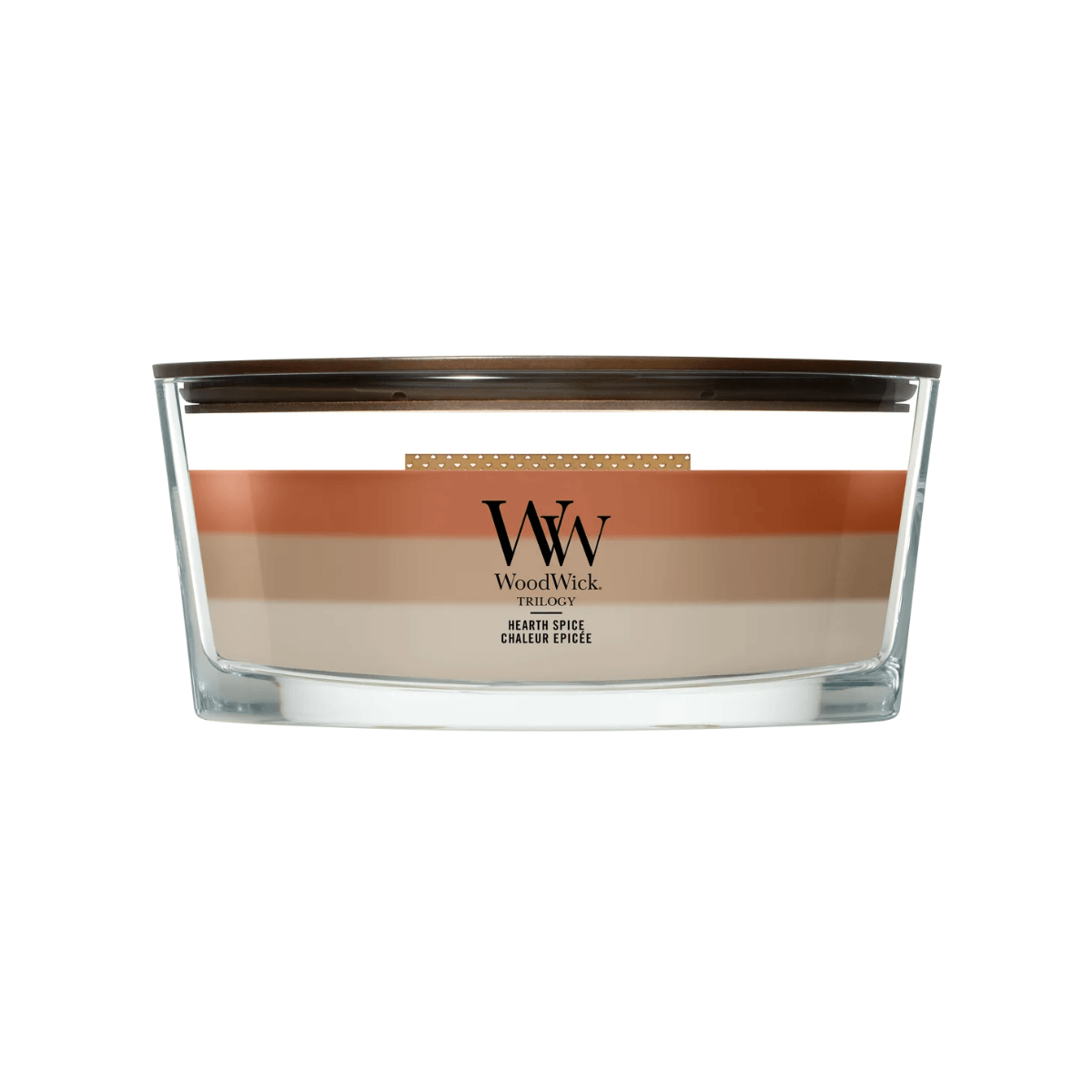 Vela Elipse Hearth Spice Trilogy Woodwick