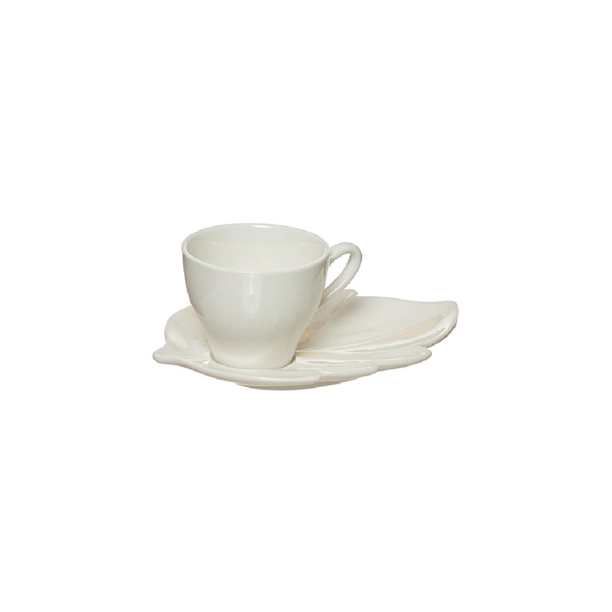 Conjunto de 6 chavenas café em porcelana