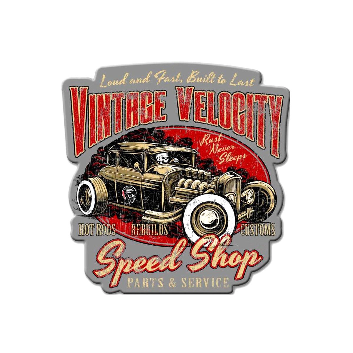 "Vintage Velocity" Wall Plate