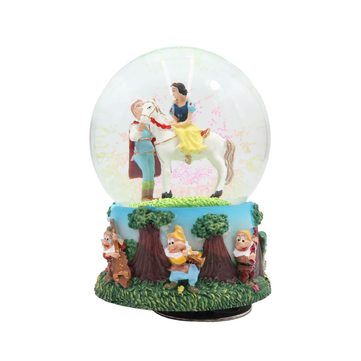 Caixa de Música Globo Branca de Neve Musicboxworld