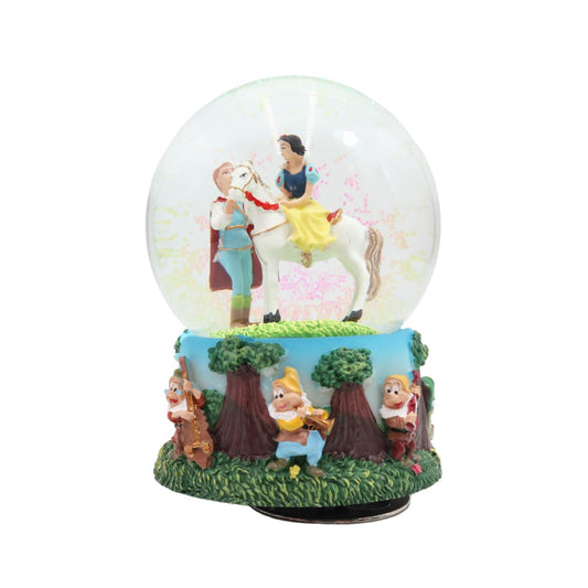 Caixa de Música Globo Branca de Neve Musicboxworld