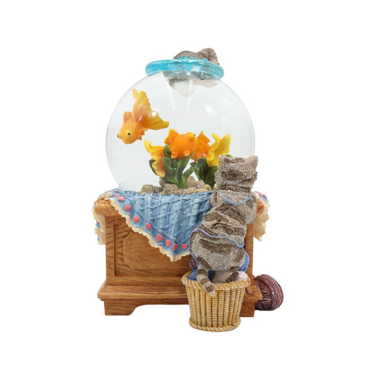 Caixa de Música Globo Aquário Musicboxworld