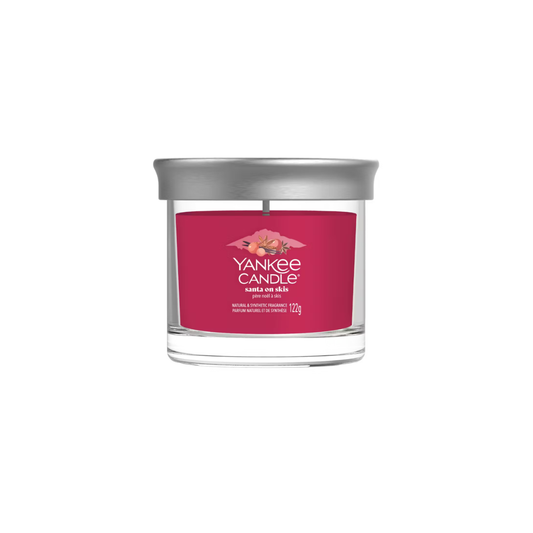 Vela Tumbler Santa on Skis Yankee Candle