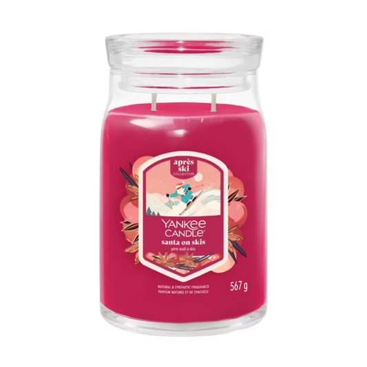 Vela Santa on Skis Yankee Candle