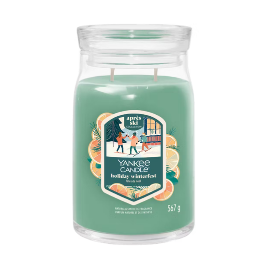 Vela Holiday Winterfest Yankee Candle