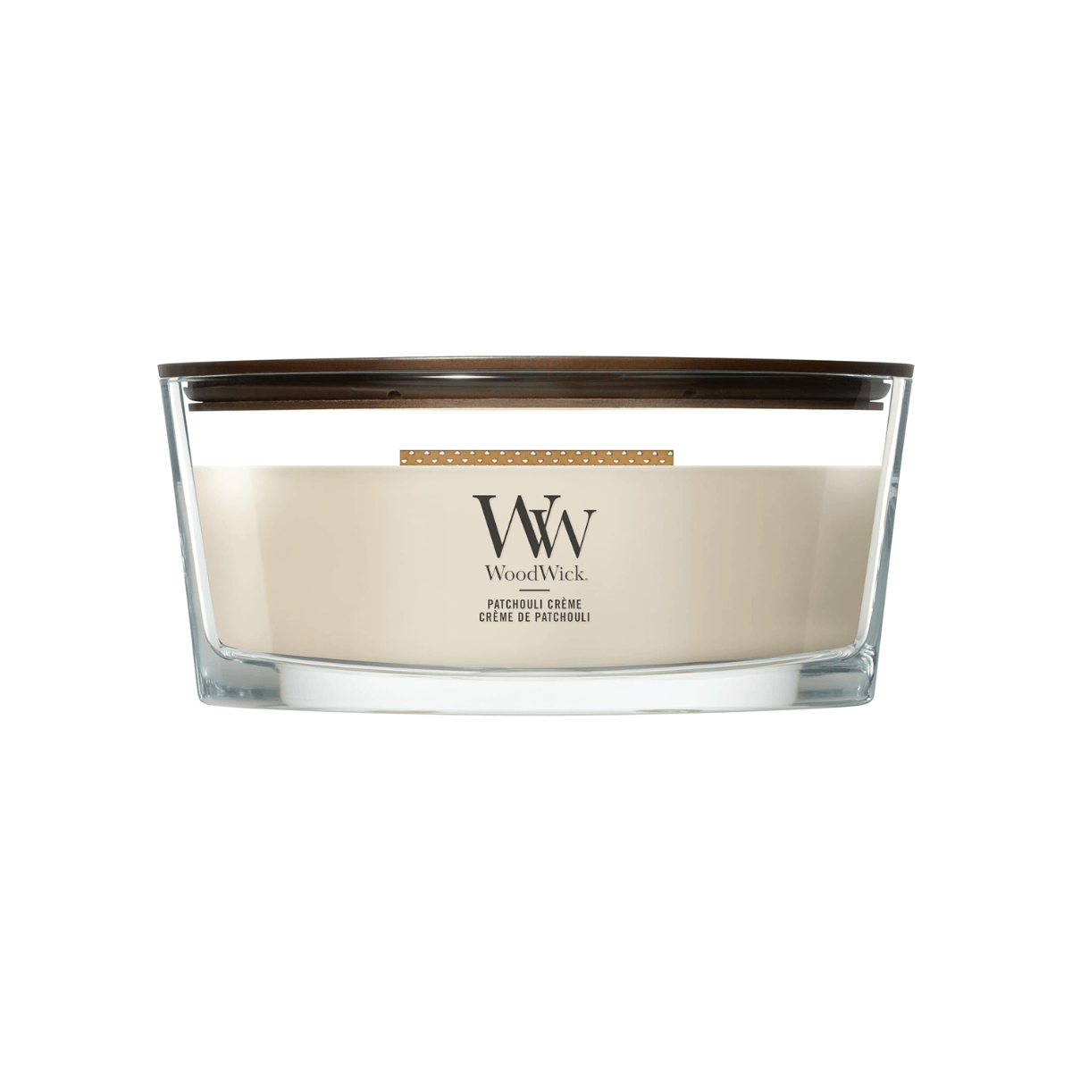 Vela Elipse Patchouli Créme Woodwick