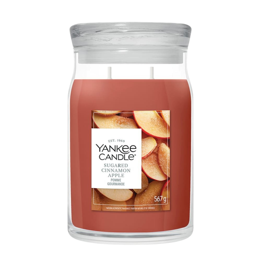 Vela Sugared Cinnamon Apple Yankee Candle