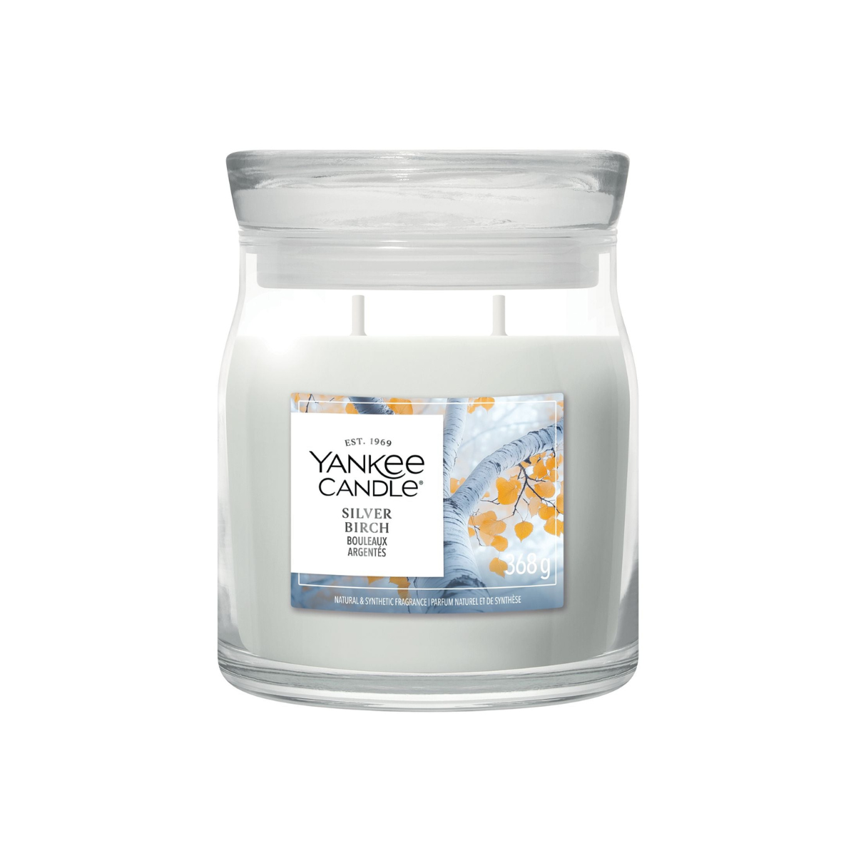 Vela Silver Birch Yankee Candle