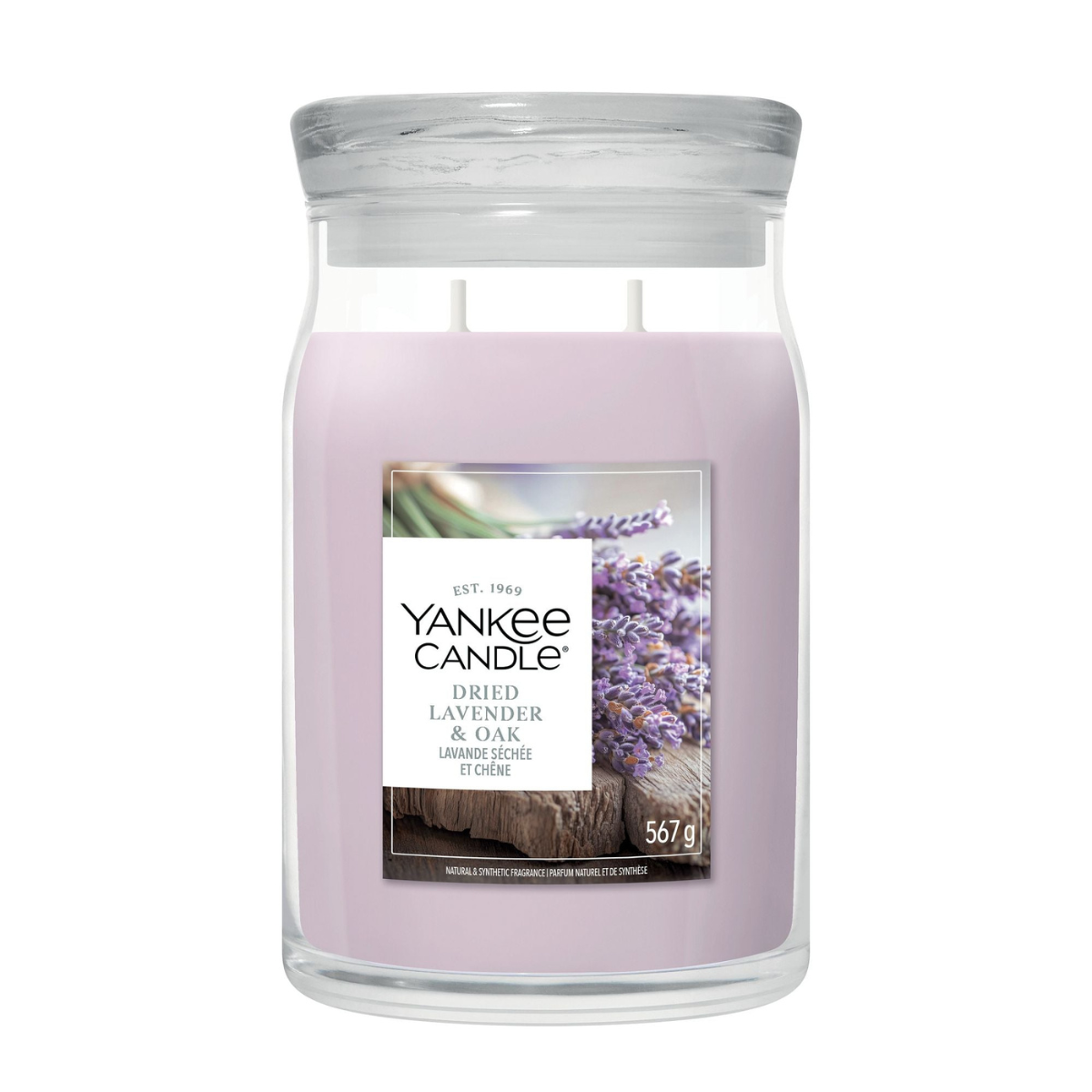 Vela Dried Lavender & Oak Yankee Candle