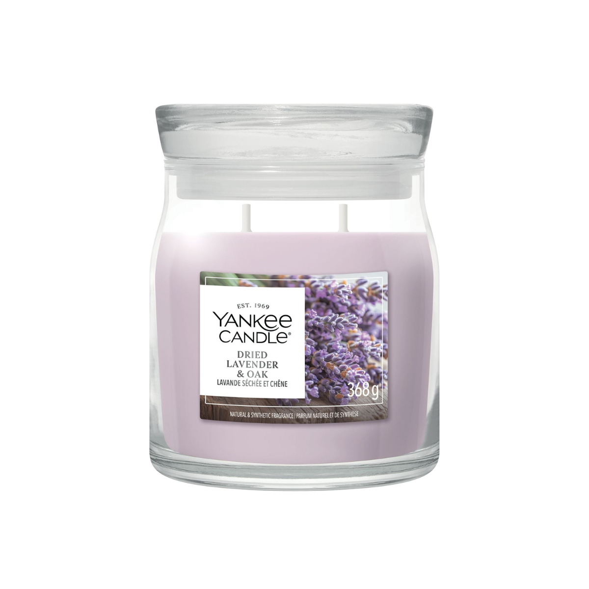 Vela Dried Lavender & Oak Yankee Candle