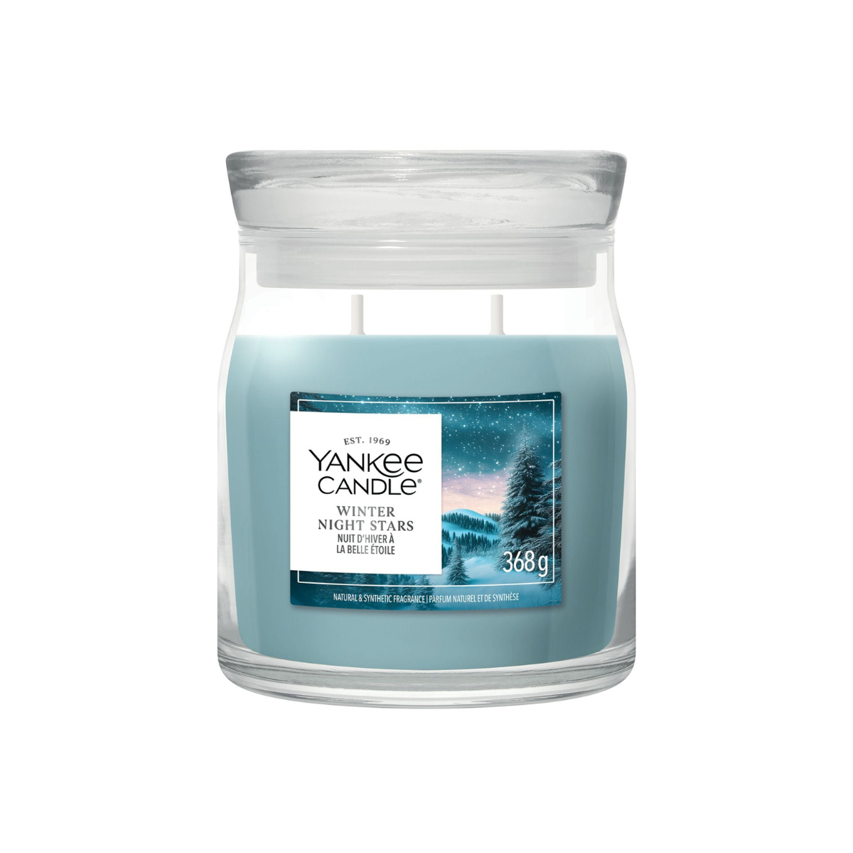 Vela Winter Night Stars Yankee Candle
