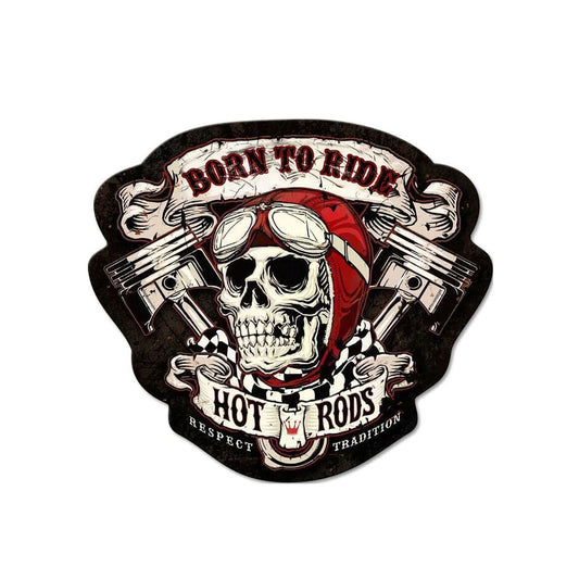 Placa de Parede Born to Ride