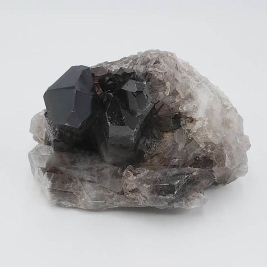 Pedra Mineral Drusa Quartzo Fumado 400-700g