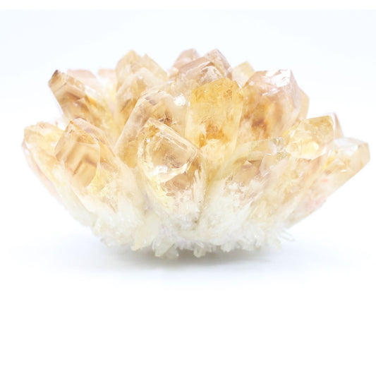 Mineral Stone Druse Quartz Citrine 532-678g