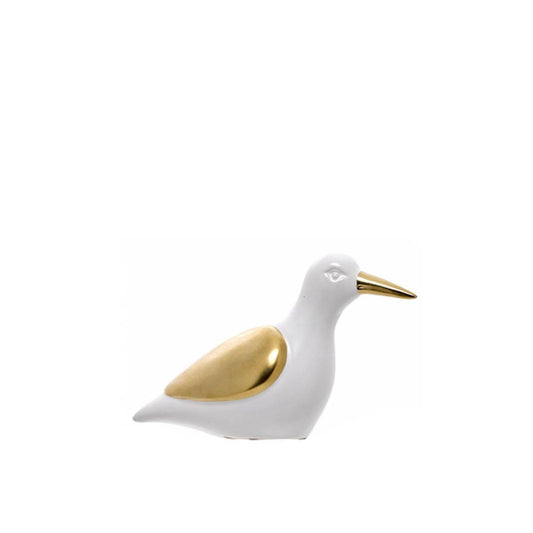 Pássaro de Cerâmica Gold Spring 17cm/21cm/30cm