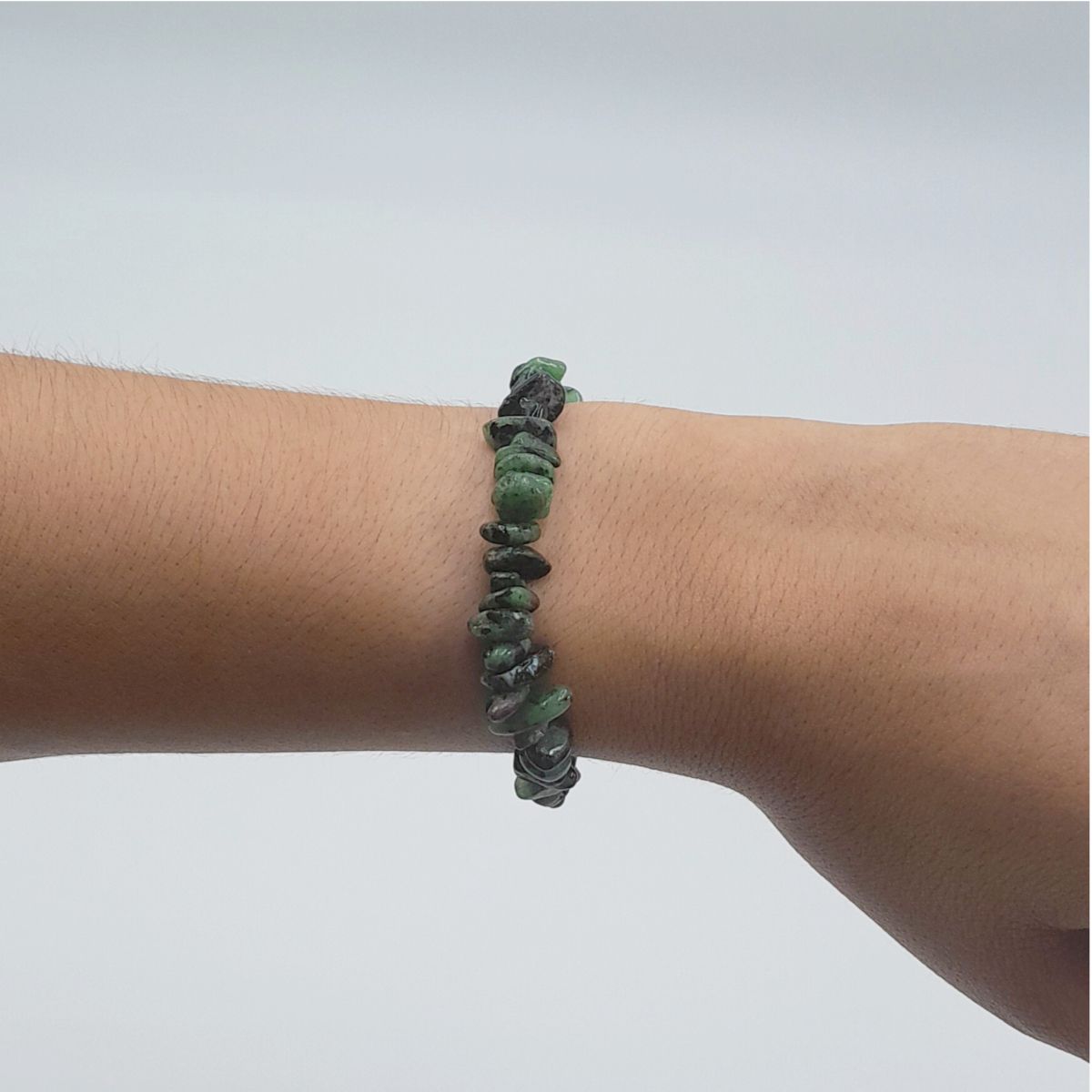 Pulseira Elástica Zoisite (Enraizamento)