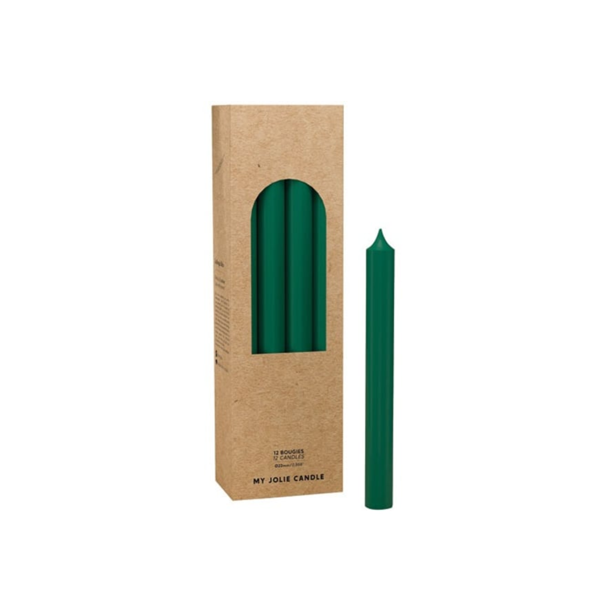 Vela Castiçal Verde Floresta 20cm My Jolie Candle
