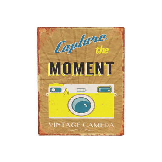 Placa Parede "Capture the moment..."